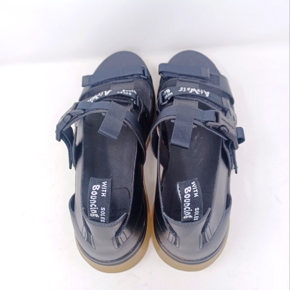 DE. Marten's Pearson Translucent sole Chunky Lug Strappy Sandals - Picture 5 of 11
